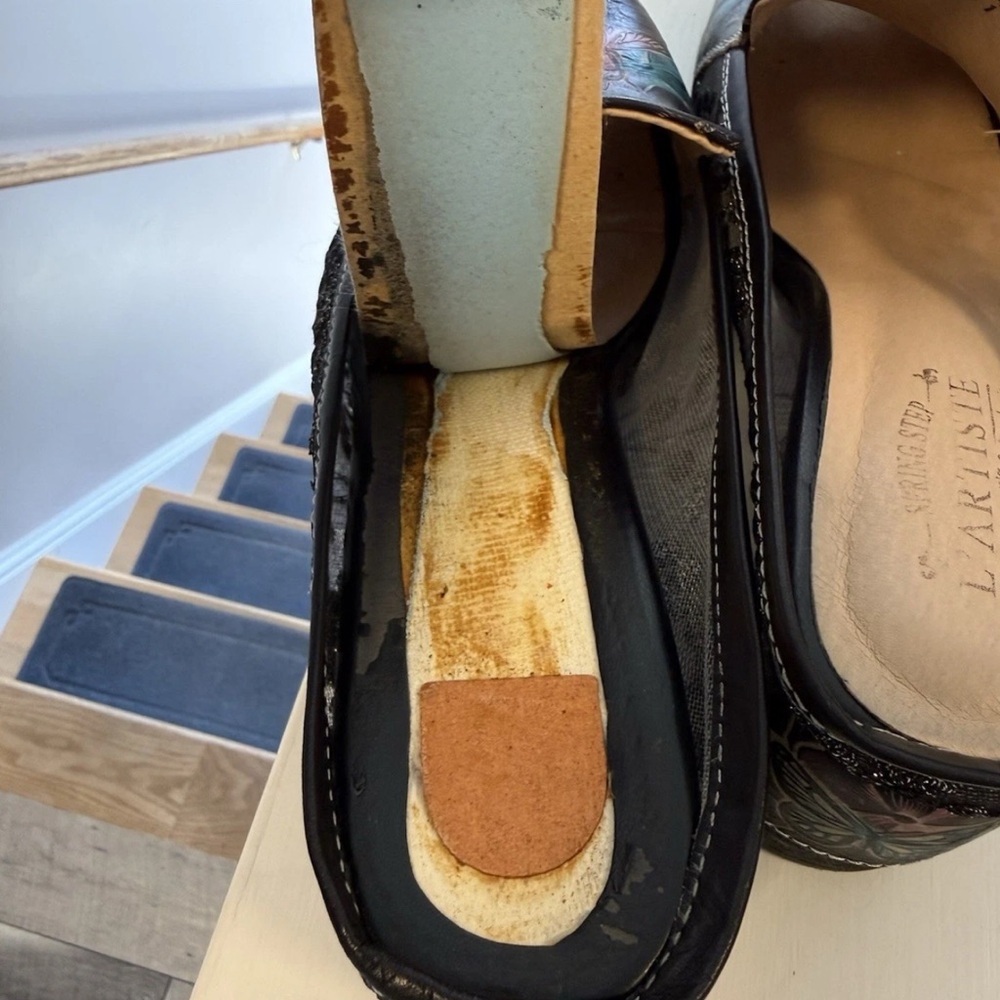 L’Artiste Colorful Floral Leather Mules - Picture 6 of 10